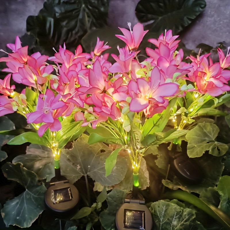 Solar Flower Lights Solar Spring Light Outdoor Decorative - Temu Canada