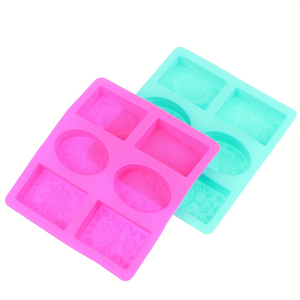 Oval Silicone Handmade Soap Mold 6 Cavity Classical Silicone - Temu