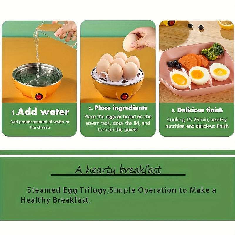 Multifunctional Egg Cooker Mini Egg Steamer Breakfast Egg Steamer – petado