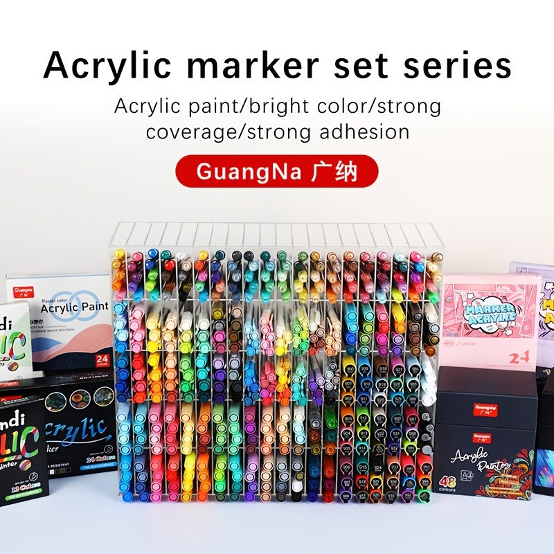 Acrylic Markers | Ultra Soft Nib | 24 Vibrant Colors