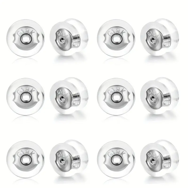 Earring Backs For Studs Silicone Earring Backs Replacement - Temu