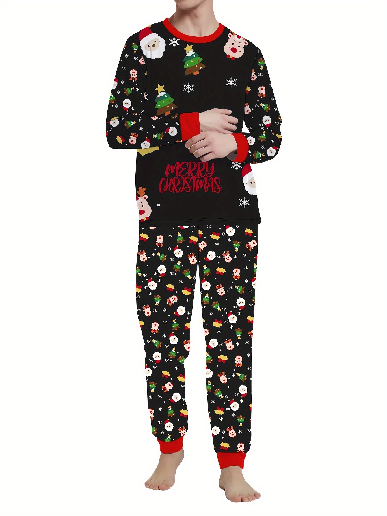 Big and tall discount mens christmas pajamas