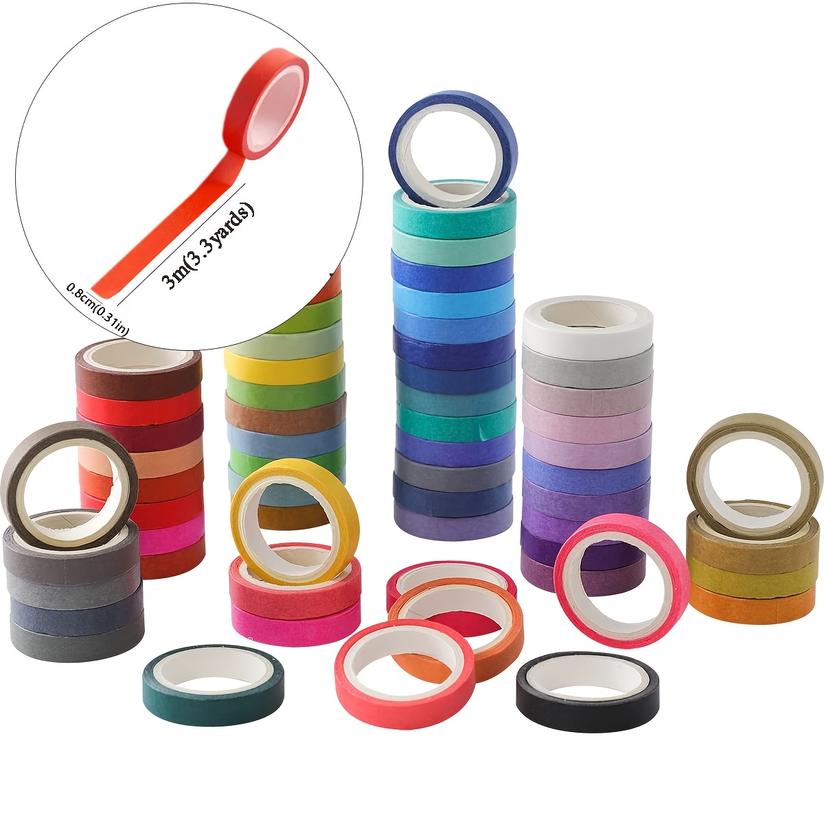 Adhesive Tape Color Rainbow, Scotch Masking Tape Rainbow