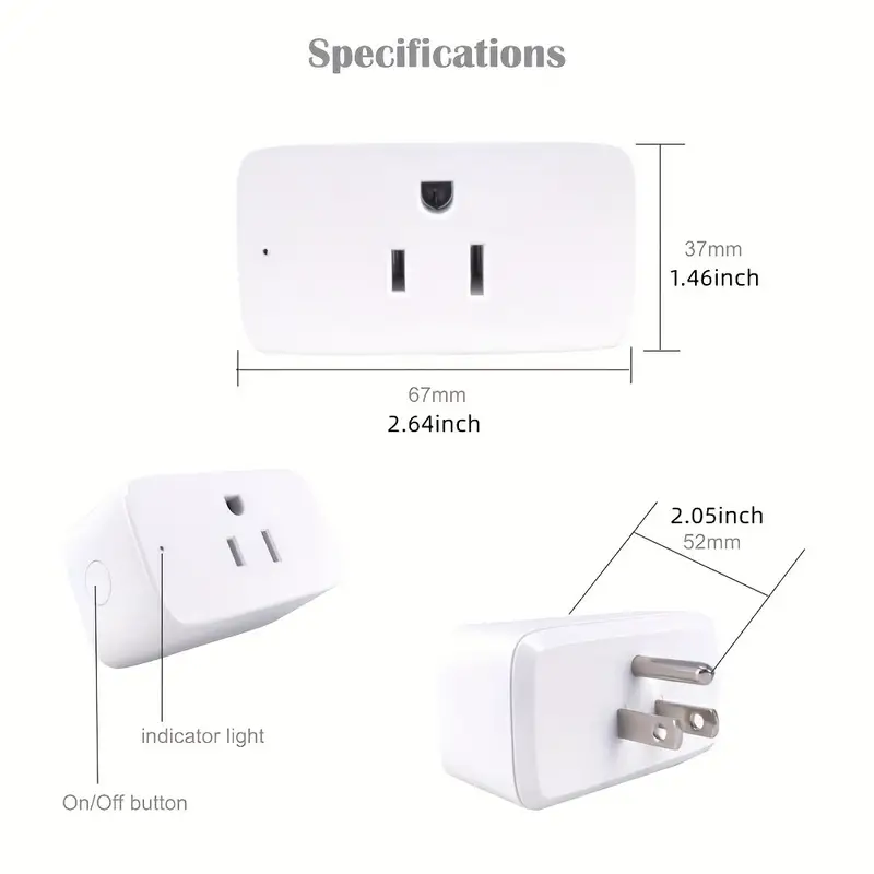 Wireless Switch Plug, Rf433mhz Remote Control Us Plug, 16a 220v Ac Easy To  Install And Use, Wireless Plug Remote Control, Can Delay, Wireless Remote  Control Without Network Can Control On/off Socket, Can