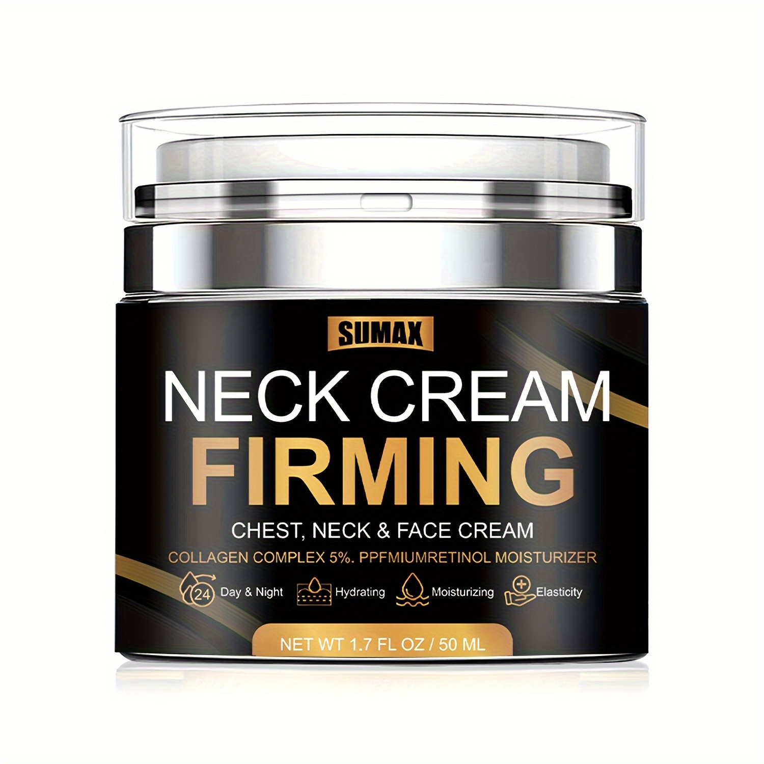 Retinol Neck Firming Cream - Tighten Saggy Skin, Improve Collagen, and Moisturize for a Youthful Look