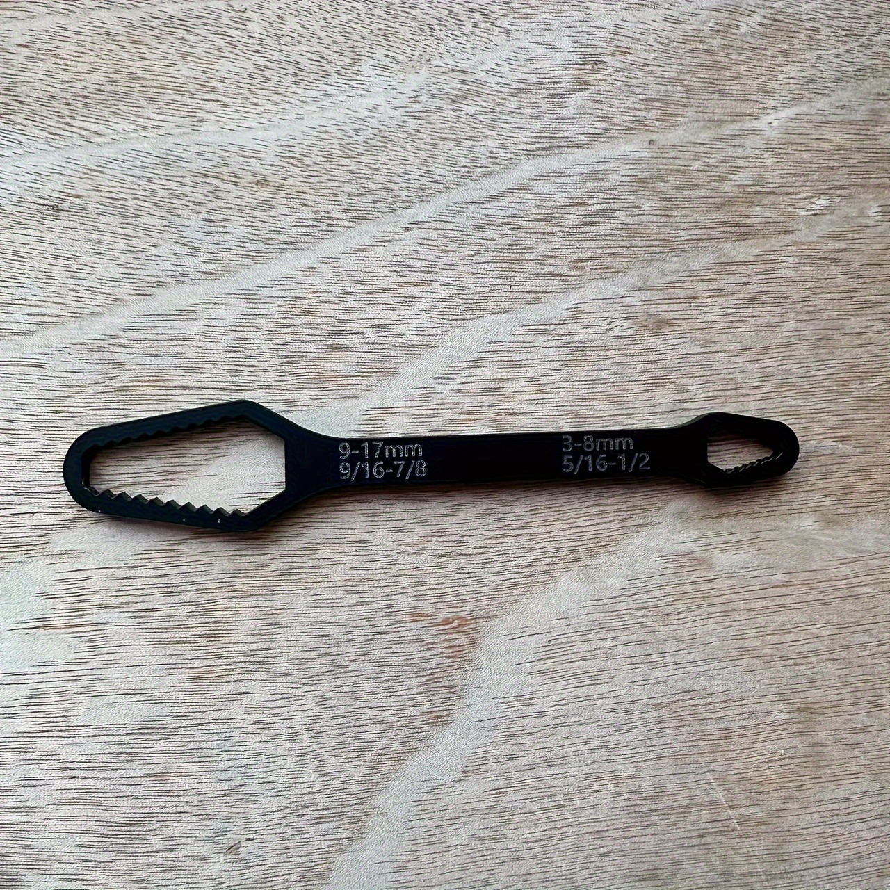 1 pieza de llave Torx Universal de doble cabeza negra de 3-17mm herramienta  de m