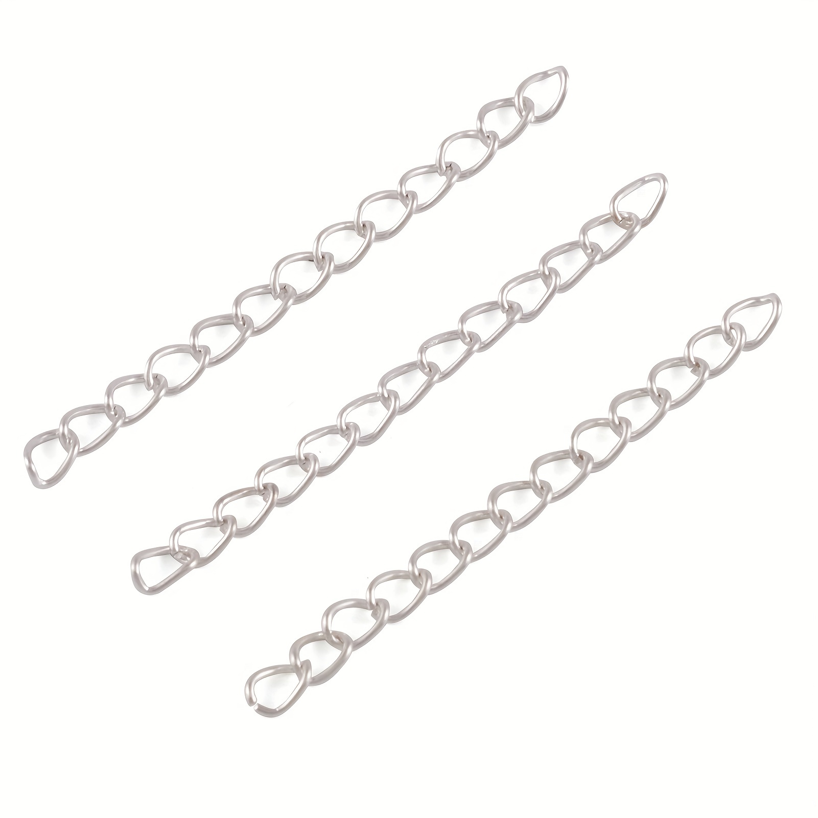 Sterling Silver 5mm Necklace Extender Chain | Available Lengths 2, 3, 4,  5, 6 | Extension Chain For Your Necklace, Bracelet, Anklet And Other