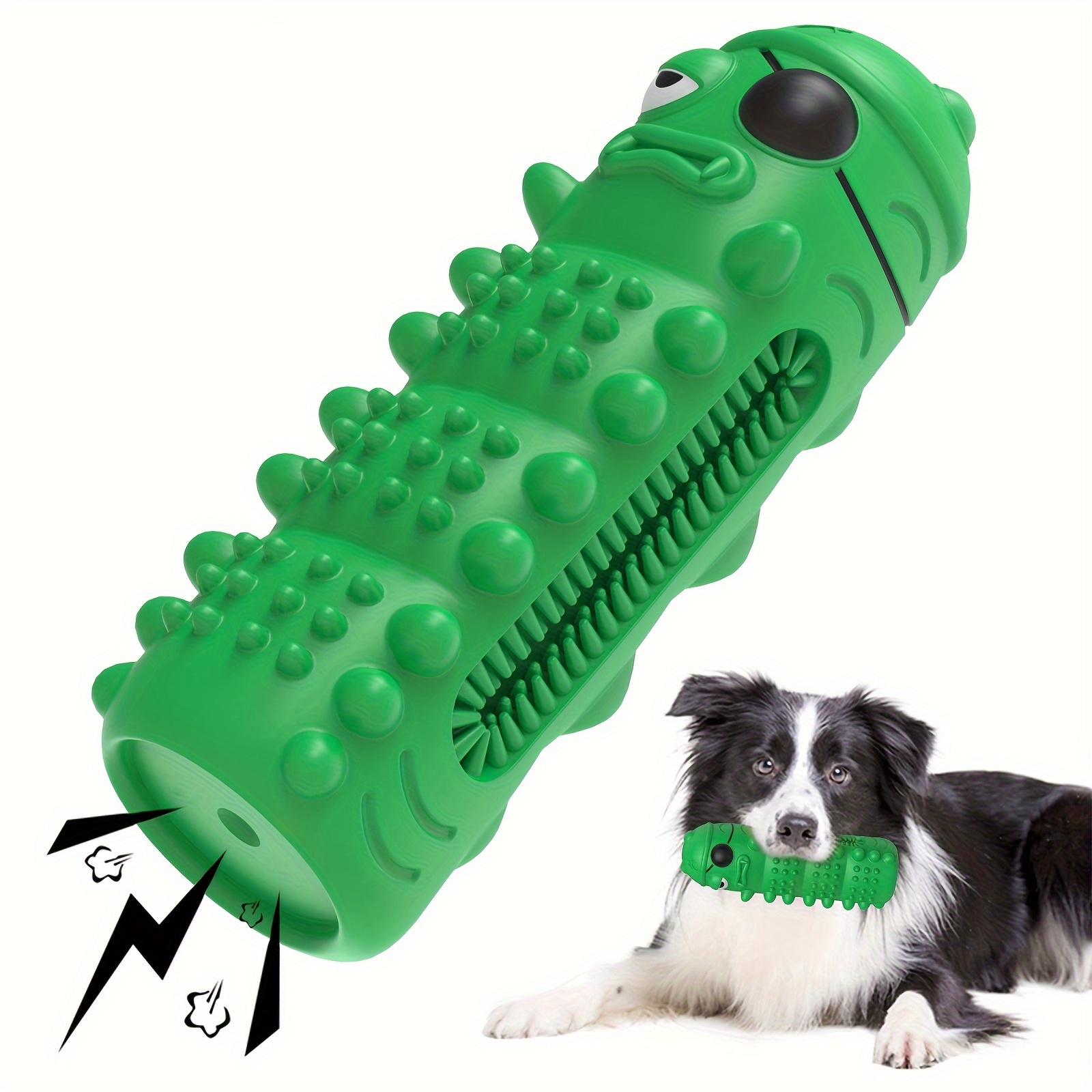 Interactive Dog Toys Rubber Chew Toy, Auto Moving Dog Toy for Medium/Large  Dogs
