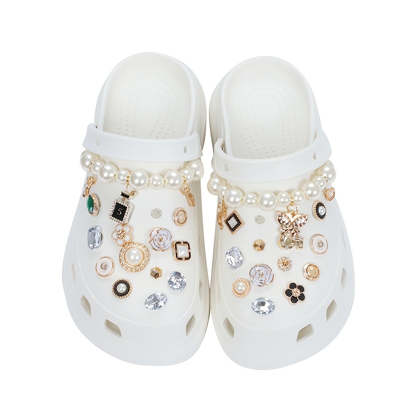 Crystal Shoe Charms Fits Fashion Decoration For Clog Shoes