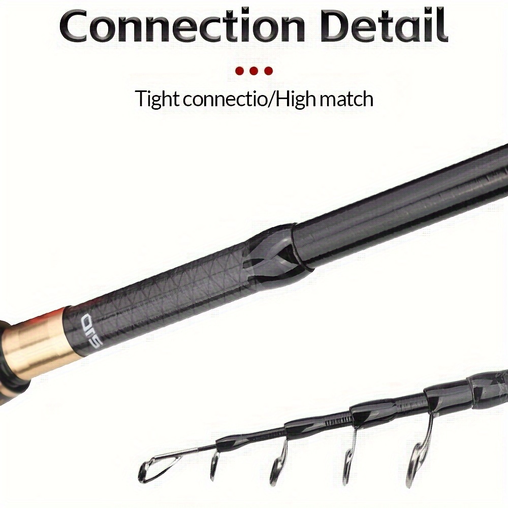 Telescopic Fishing Rod Lure Fishing Rod Carbon Fiber Blank - Temu