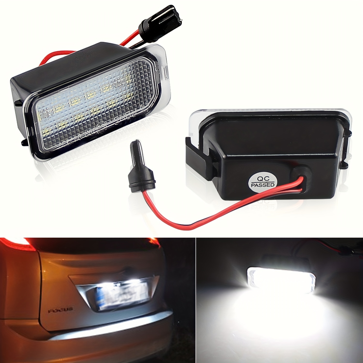Led License Plate Lights Red Oled Neon Tube Compatible Ford - Temu