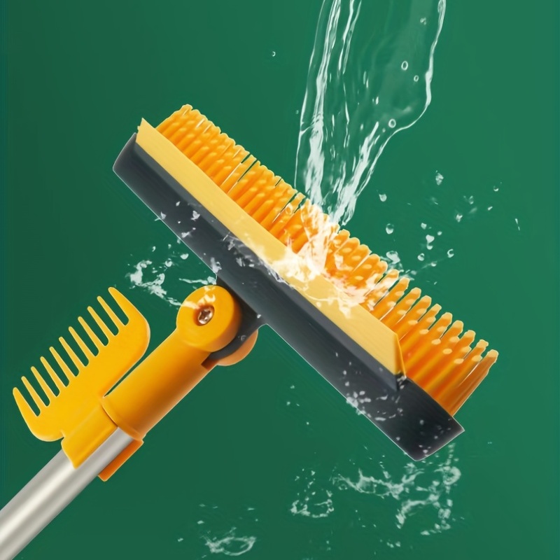 1 Three-in-one Plastic Bathroom Floor Brush Crevice Brush Floor