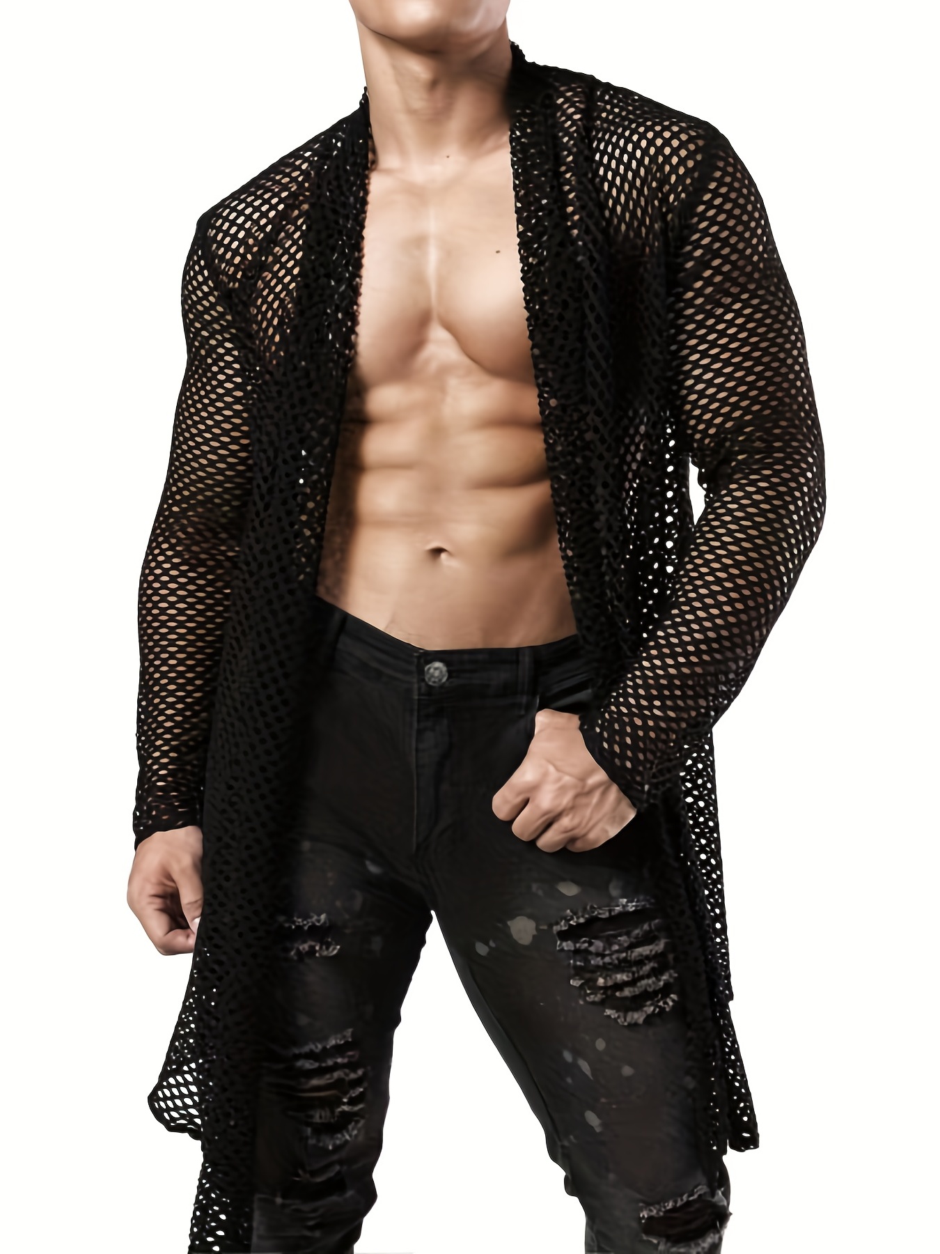 Mendove Men's Mesh See Through Muscle Fishnet Tank Top : :  Clothing, Shoes & Accessories