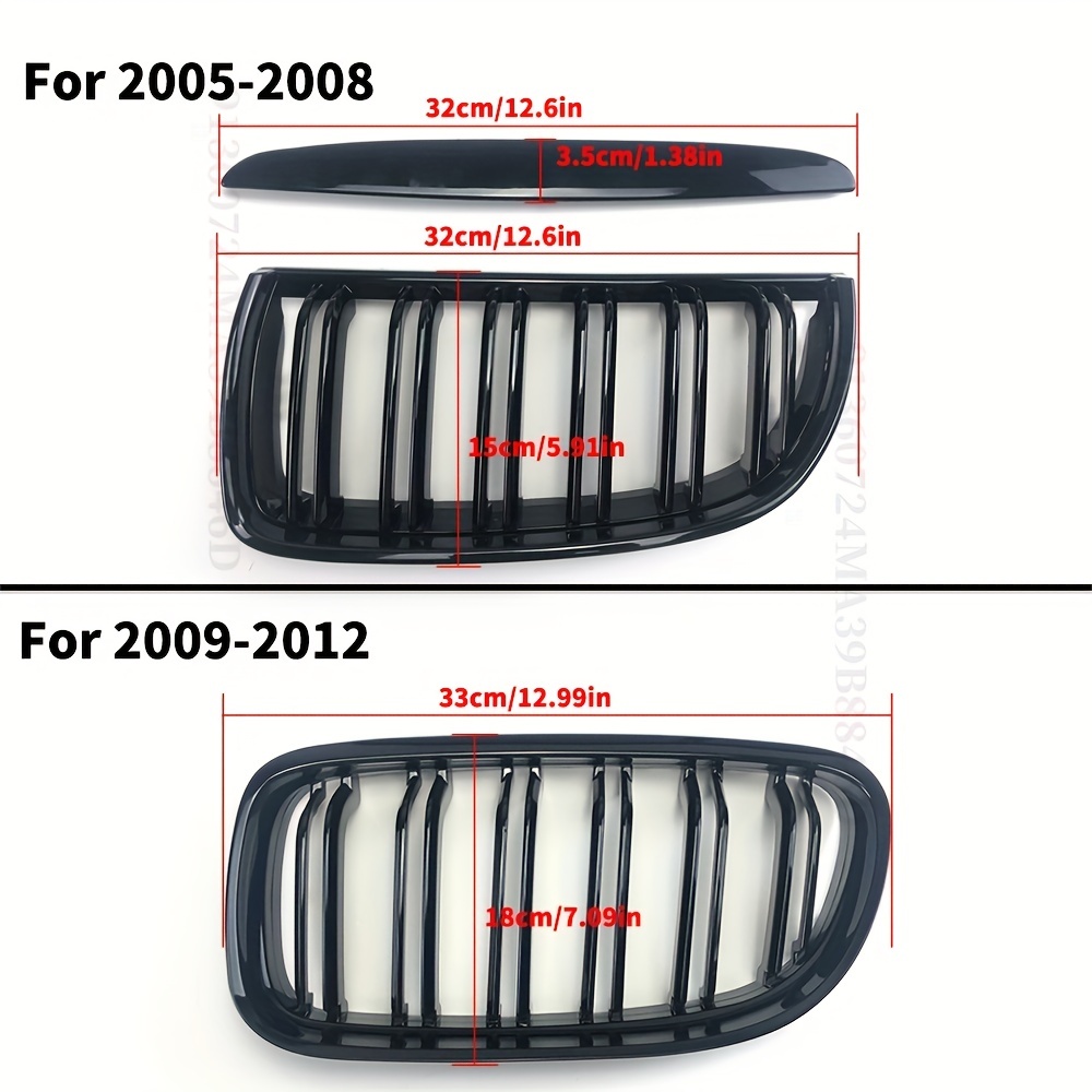 Car Grille Network Decor Trims Grill Sticker E90 E91 E92 - Temu