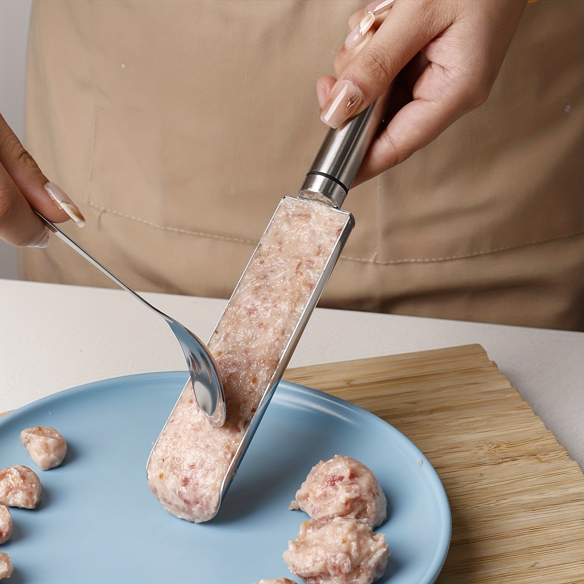 2 Pezzi Maker Polpette In Acciaio Inossidabile Stampo - Temu Italy