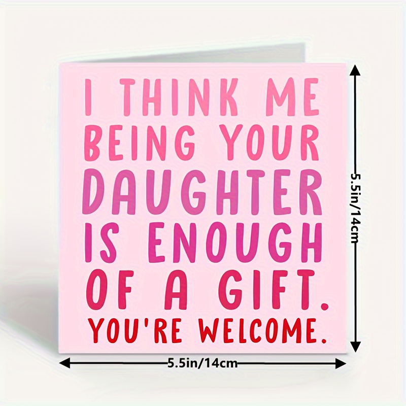 Dad Birthday Card Mom Birthday Card Daughter Enough A Temu