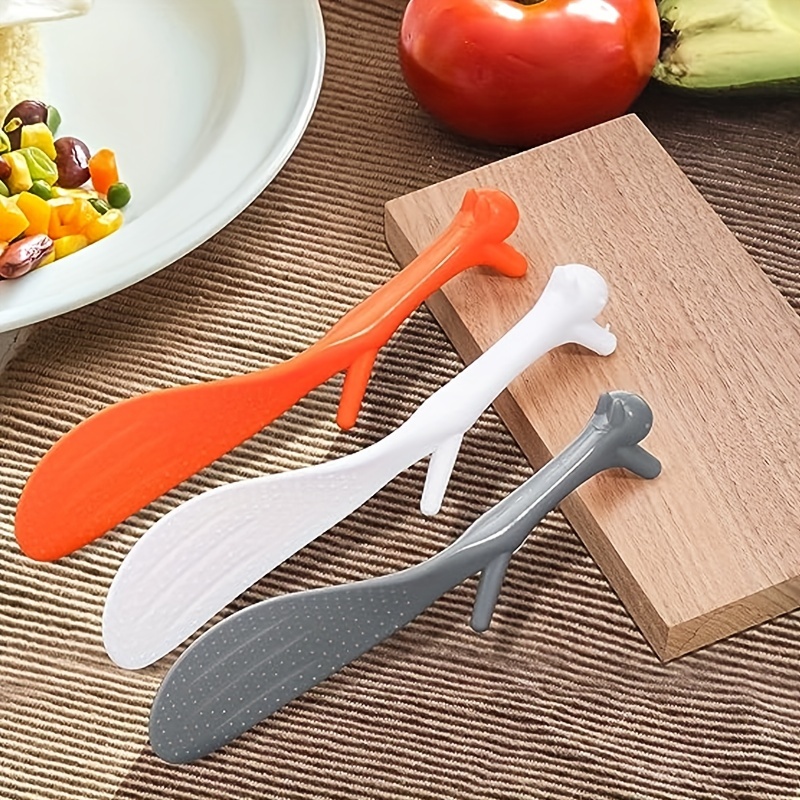 1Pc Creative Lovely Plastic Squirrel Rice Spoon Kitchen