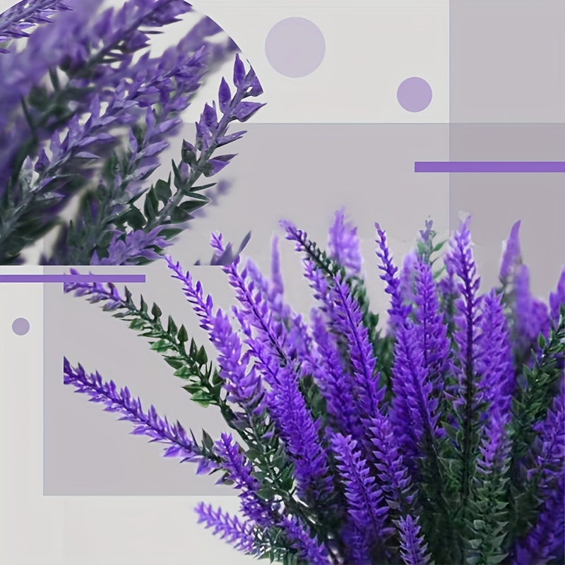 Artificial Lavender Plant Decoration Real Touch - Temu