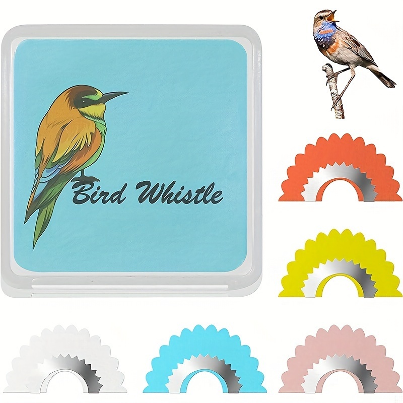 

5 Colors Bird Whistle 5 Pcs, Warbler Original Magic Bird Caller Tongue, Oral Stunts Tricks Gag Tweeting Noisemaker For Gift Eid Al-adha Mubarak