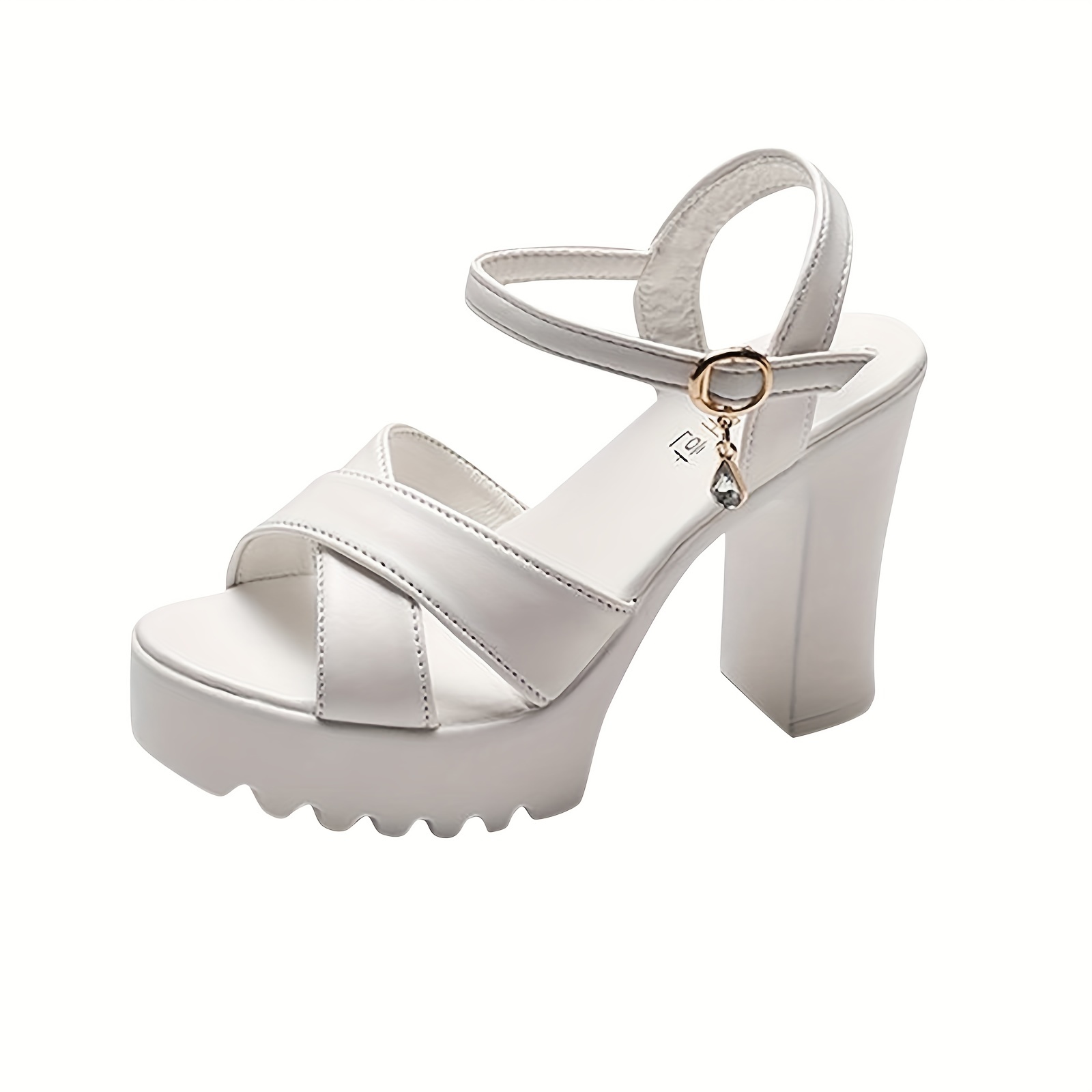 White platform heels outlet uk