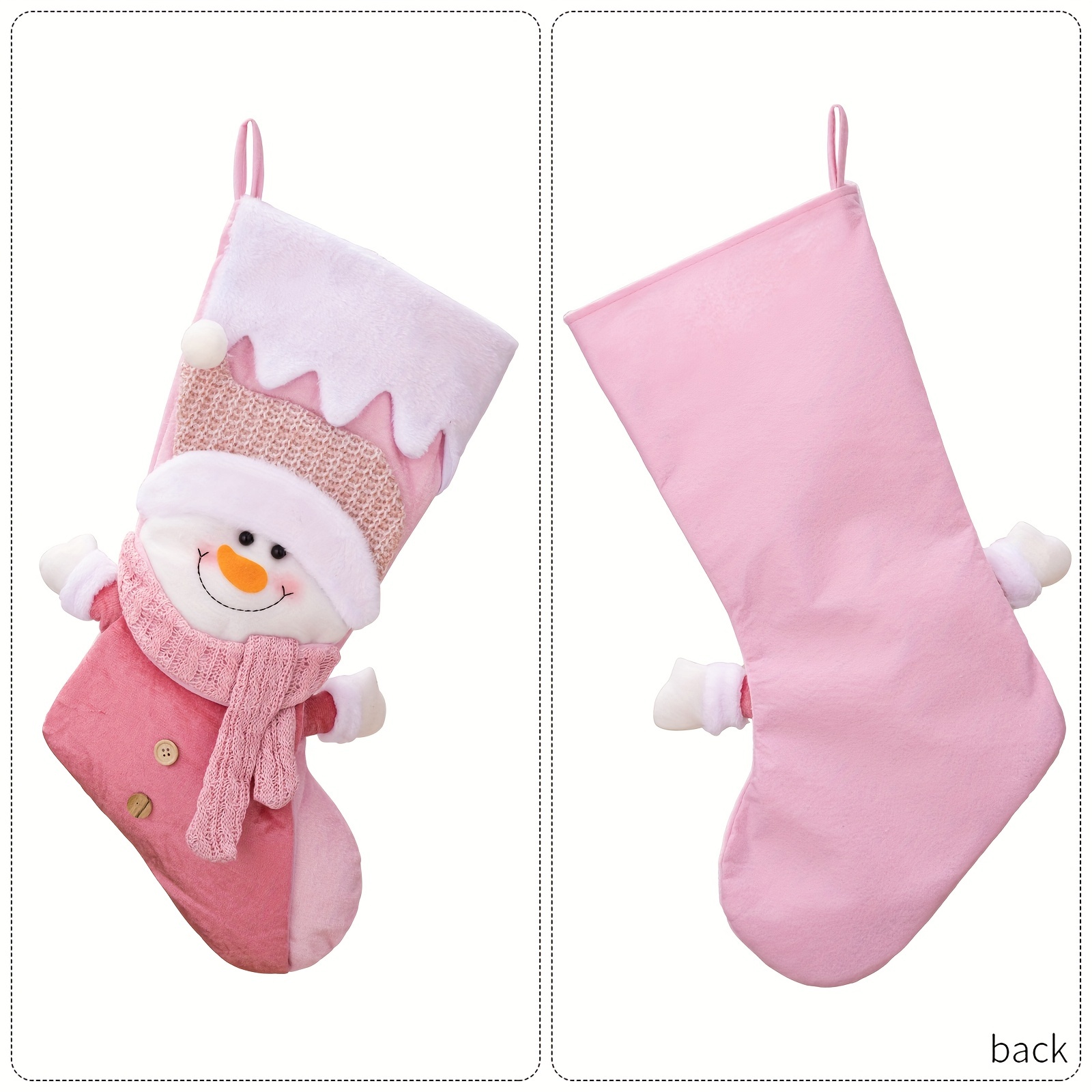 Christmas Stocking Fashion Festive Soft Stylish Classic - Temu