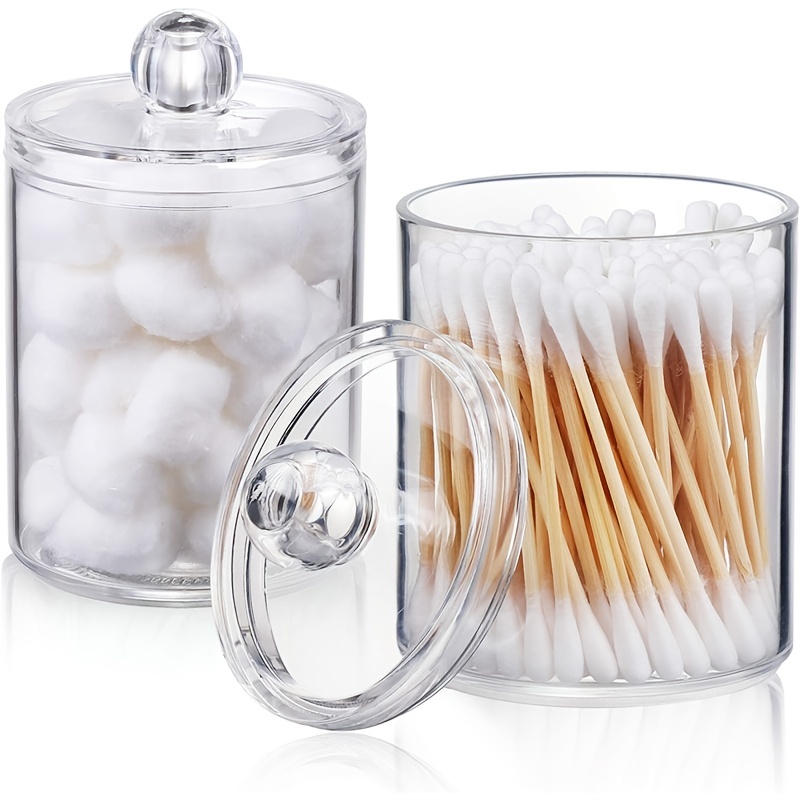 Holder Dispenser Plastic Apothecary Jar Containers With Lids - Temu