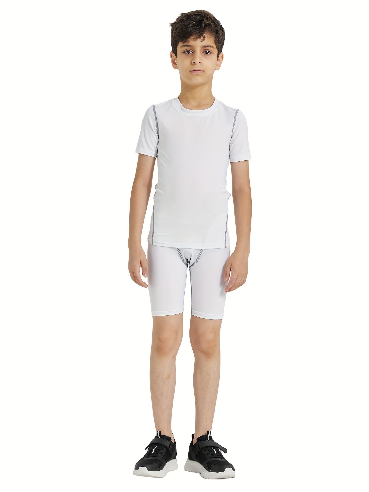Men's Long Sleeve T shirt + Shorts + Leggings Quick drying - Temu