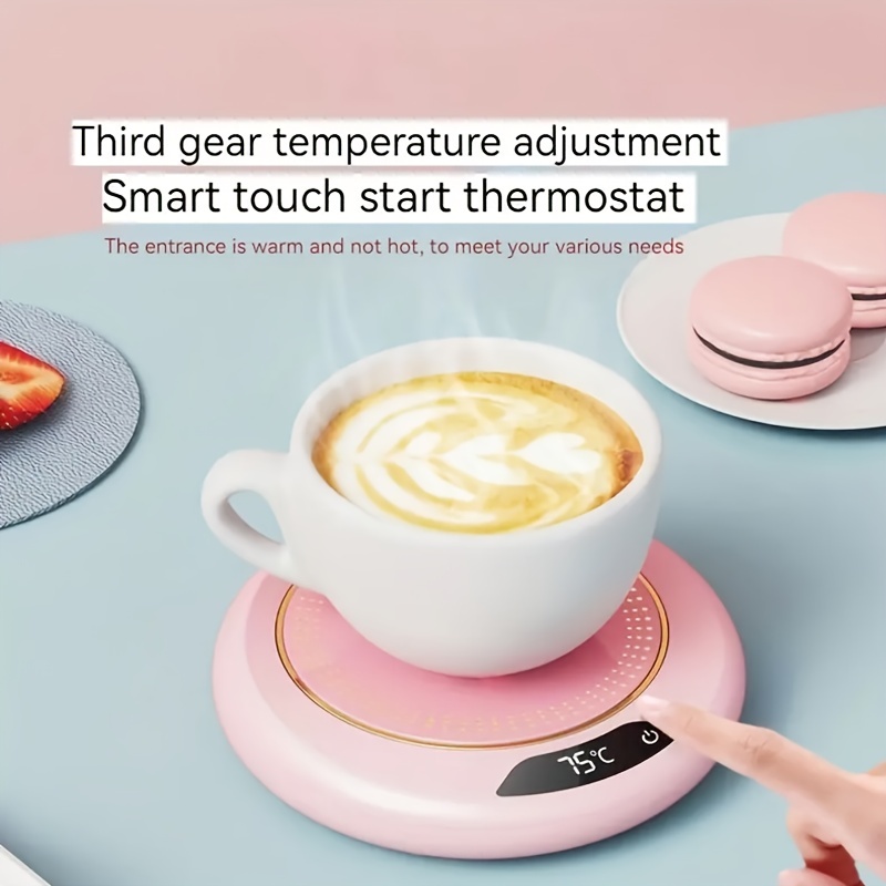 This heated coaster that'll keep your coffee hot:  Beverage warmers, Coffee  cup warmer, Beverage warmer