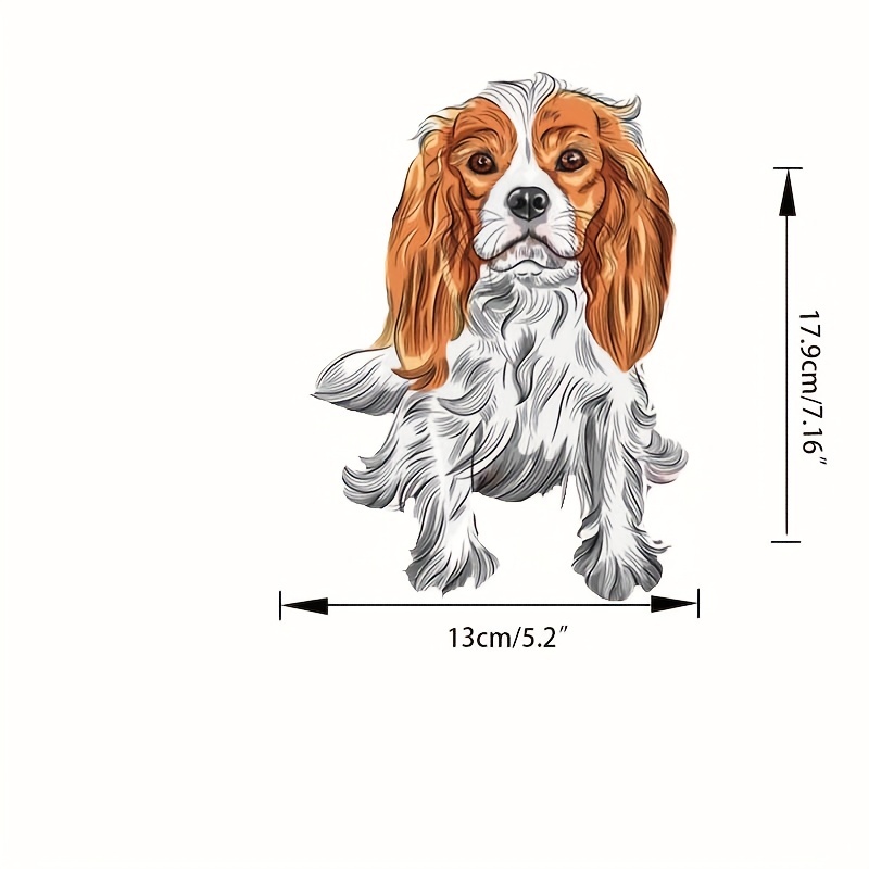 Cavalier King Charles Spaniel Dog High Quality Material Car - Temu