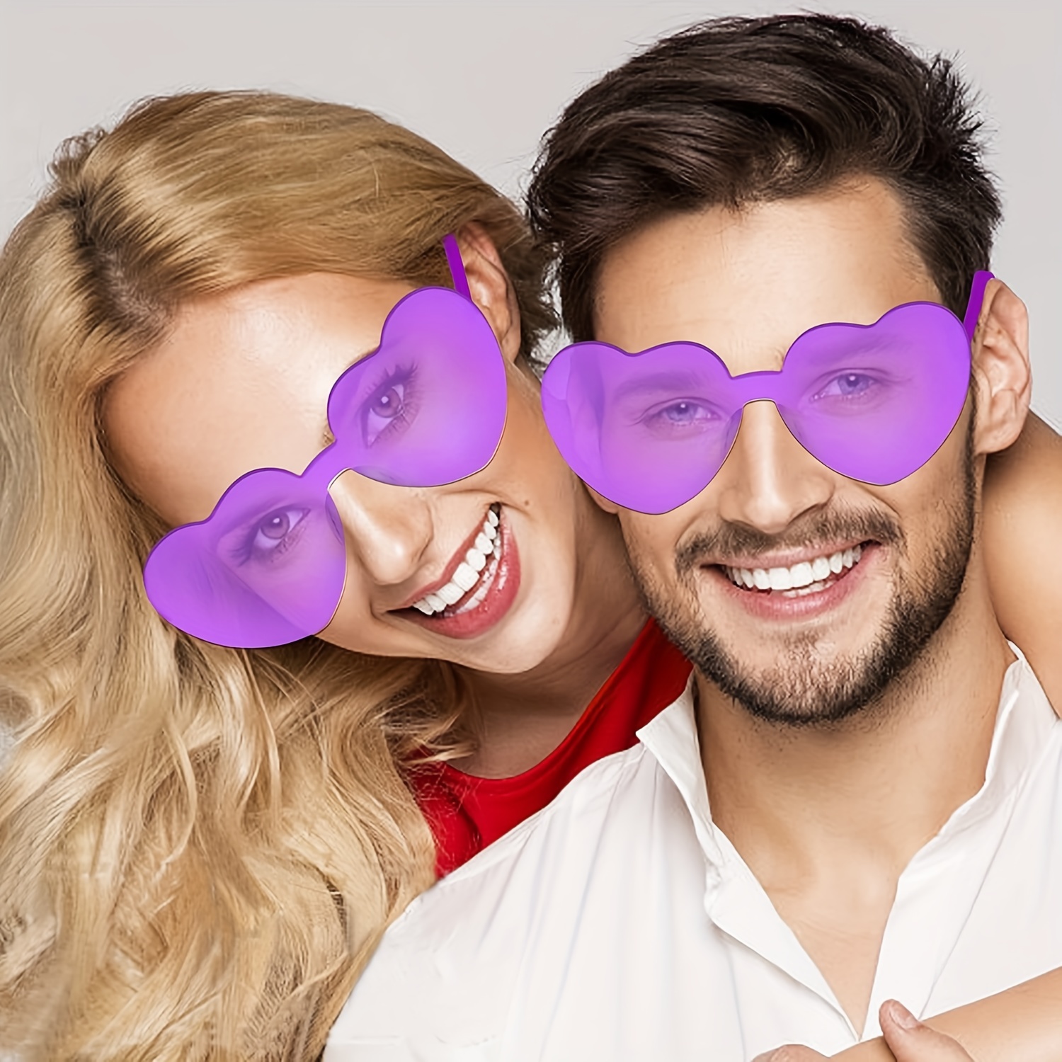 12 Pairs Heart Shaped Candy Sunglasses for Parties