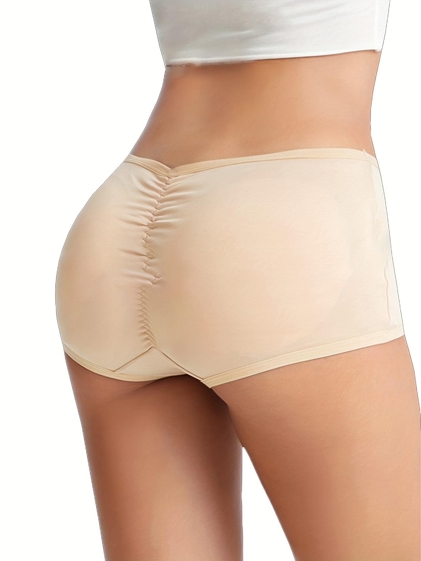 Butt Padded Shaping Panties Comfy Breathable Butt - Temu Canada