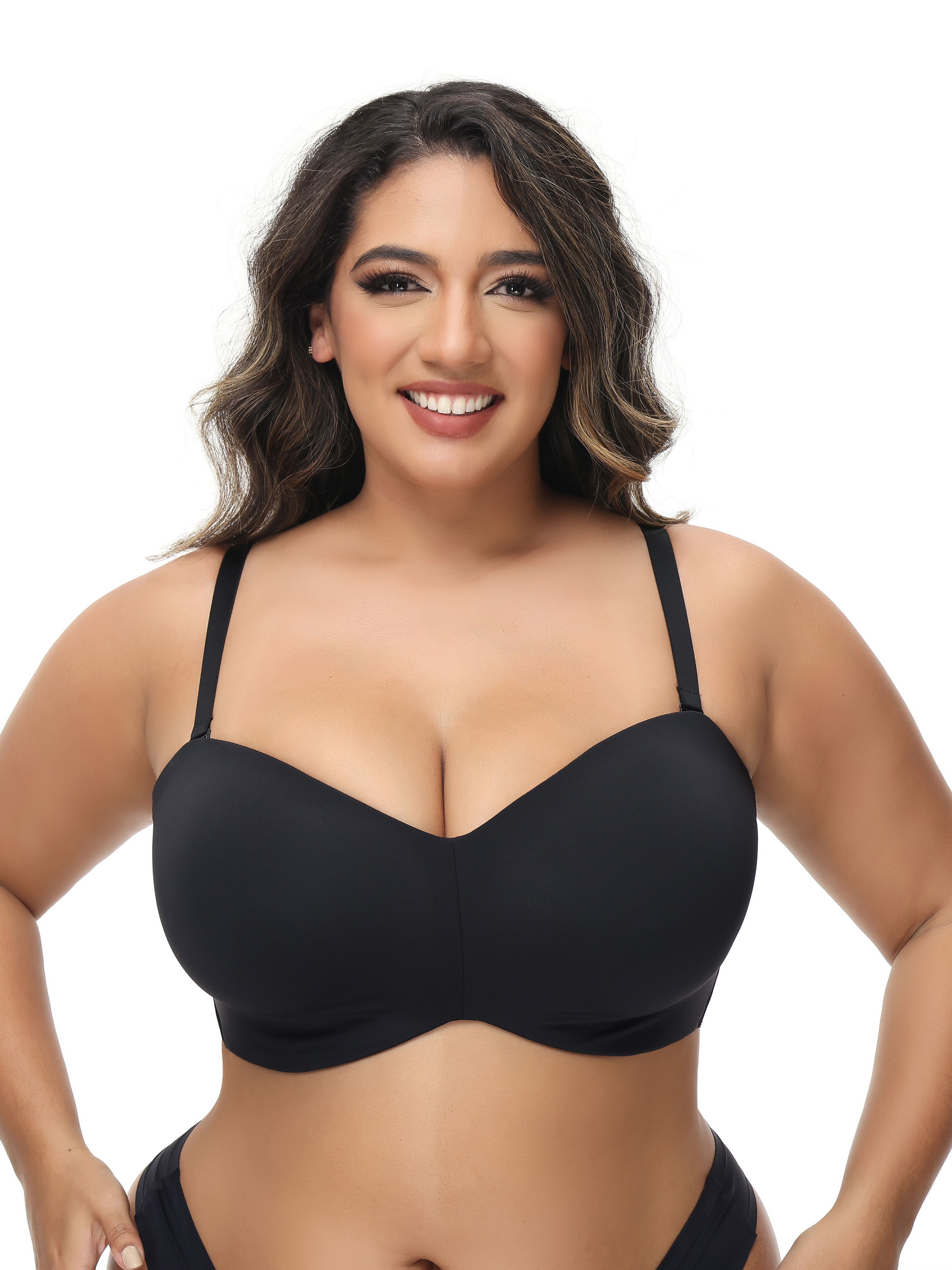 Plus Size Embroidered Shelf Bra, New by Intimate Attitudes