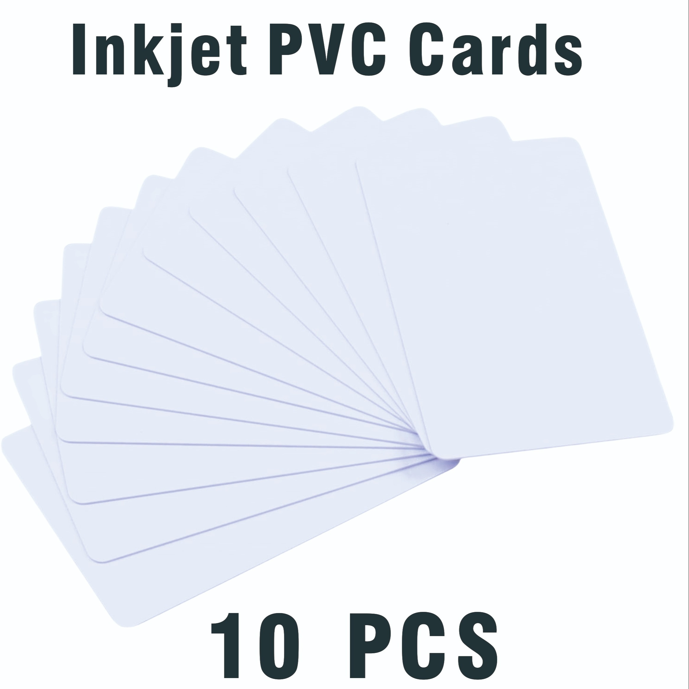  NFC Tag - 10 tarjetas NFC de PVC NTAG215 de inyección de tinta,  compatible con impresoras de inyección de tinta Epson y Canon, impresión de  doble cara, tamaño de tarjeta de