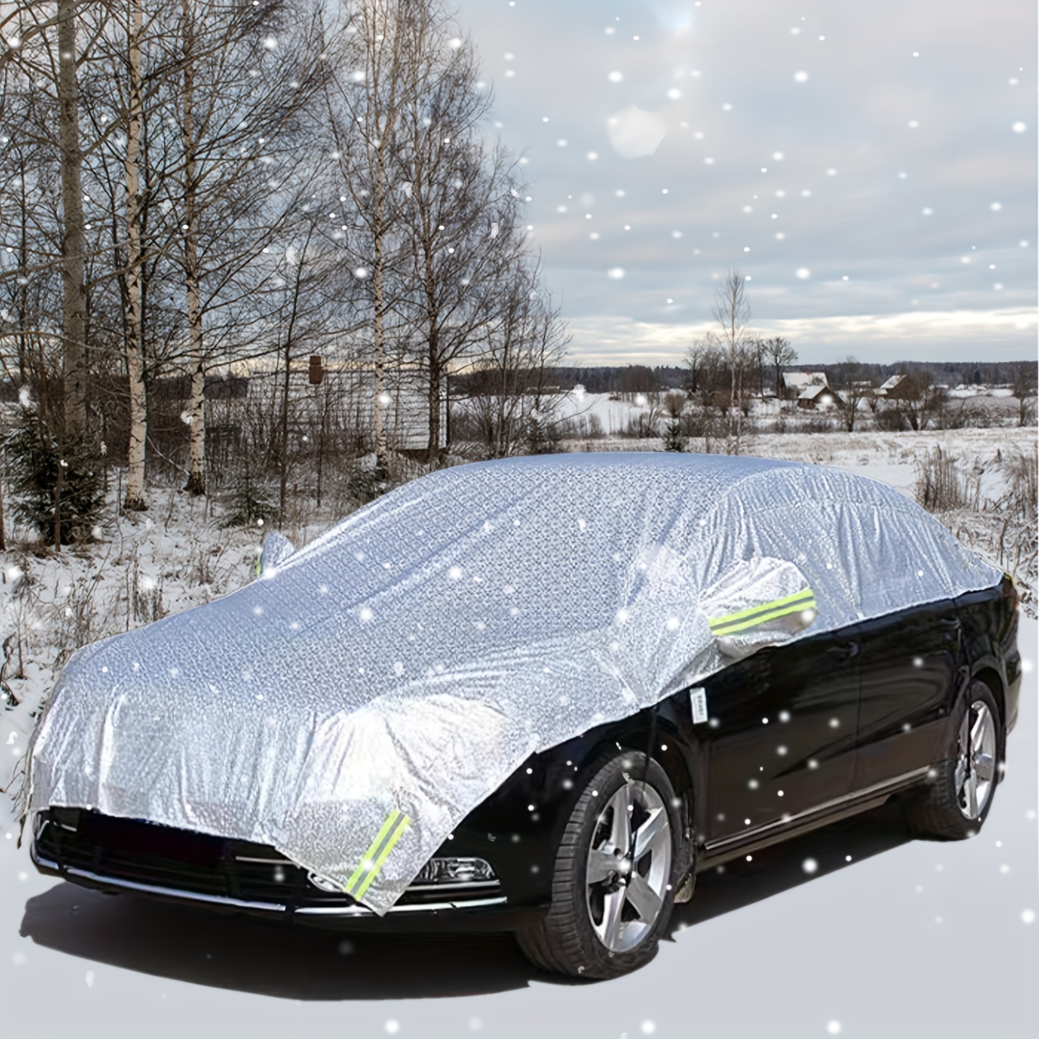 2023 Neue Auto Schnee Schild Frontscheibe Schnee Abdeckung - Temu