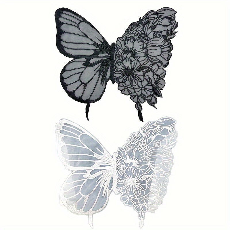 1pc Butterfly Shaped Iron-on Patch