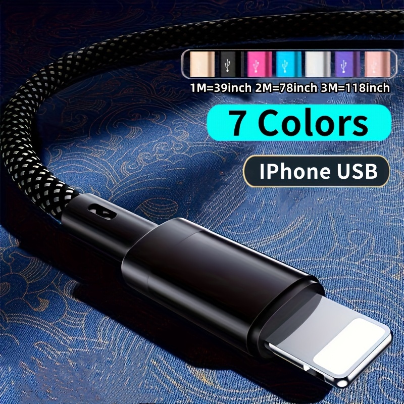 iPhone USB Data Sync Charger Cable Cords for iPhone 12 11 X 8 7 6S 6 5S 5