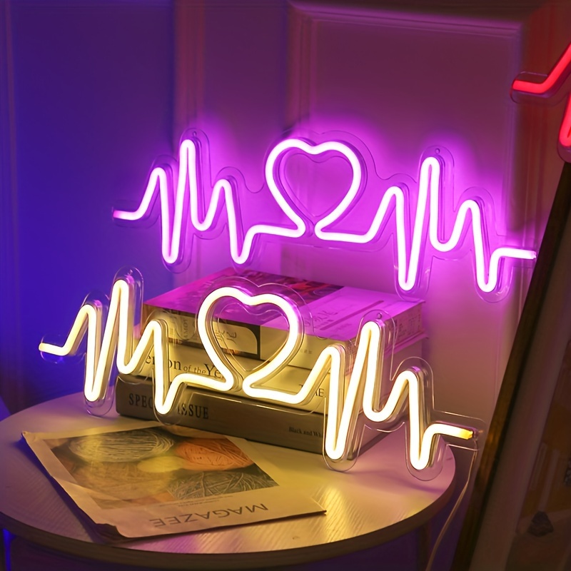 Heartbeat Led Neon Sign