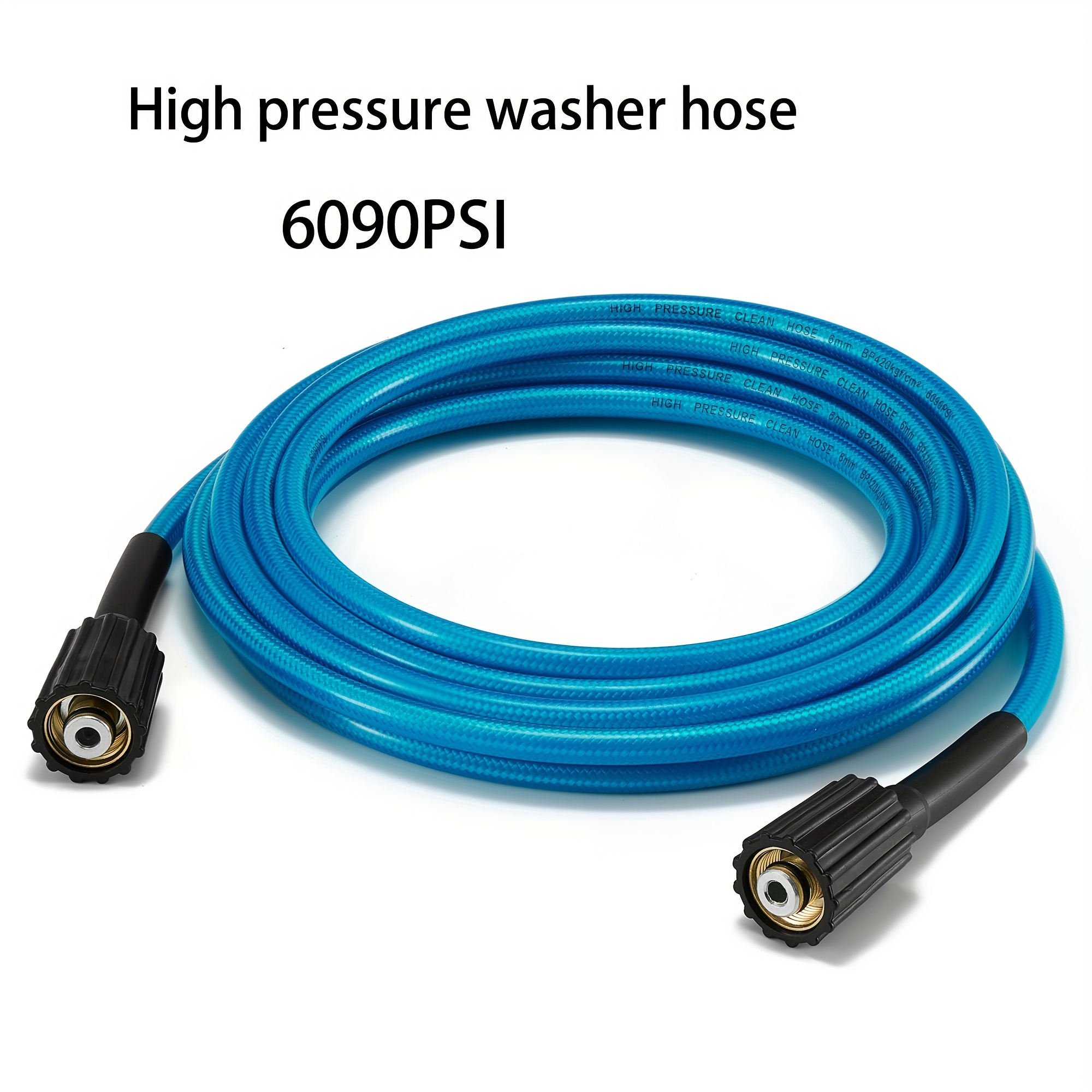 High Pressure Washer Hose 25/50/100ft 5800PSI M22 Power Washer Extension  Hose