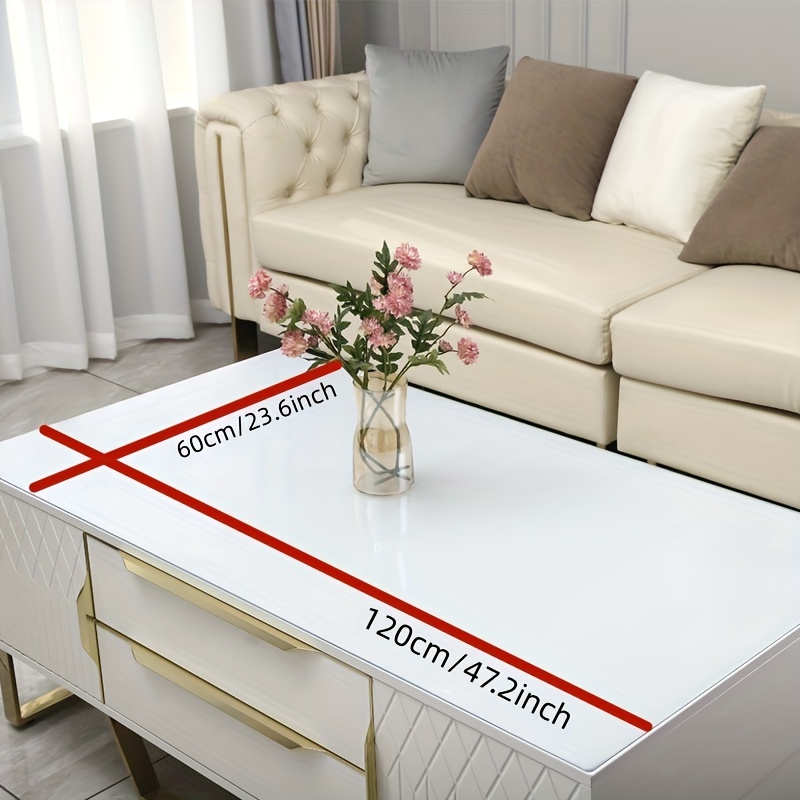 Clear Desk Mat For Desk Waterproof Nonslip PVC Table Cover Cuttable Table  Mat For Office Desks