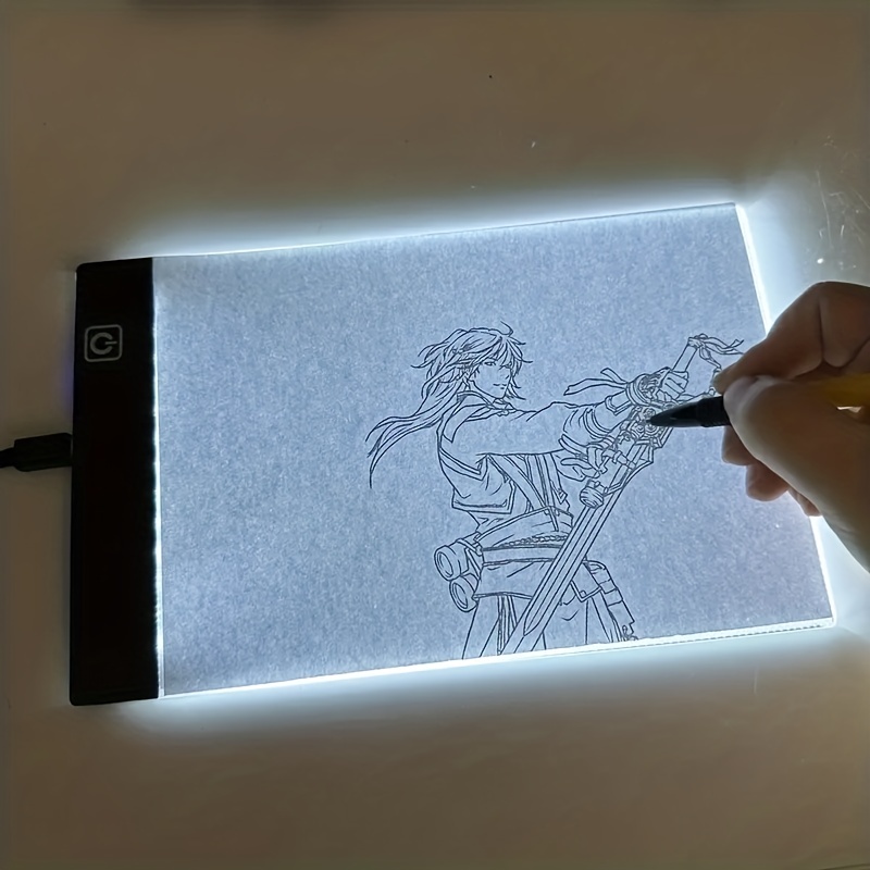 A2/a3/a4/a5 Three Layers Dimmable Led Light Pad Copy Drawing - Temu