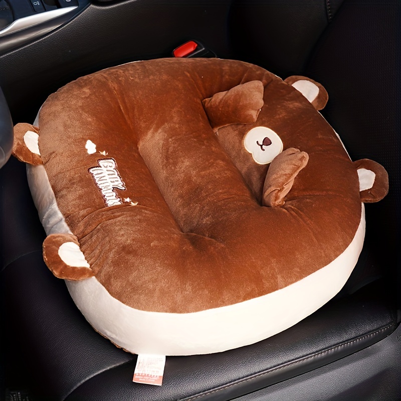 Seat Cushion Cute Animal Plush Seat Cushion Waist Pillow - Temu