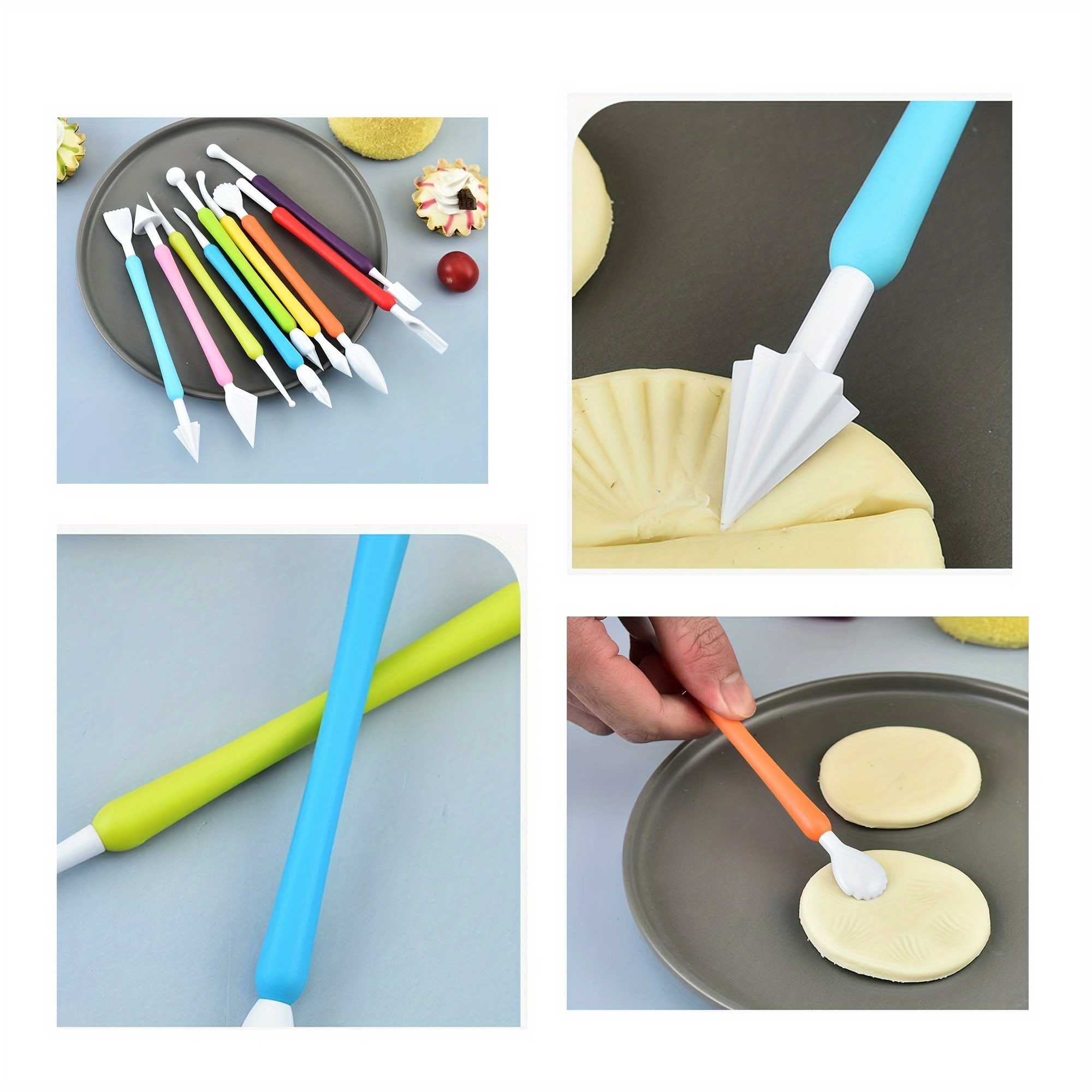 Plastic Polymer Clay Art Tools Set For Kids Adults knives - Temu