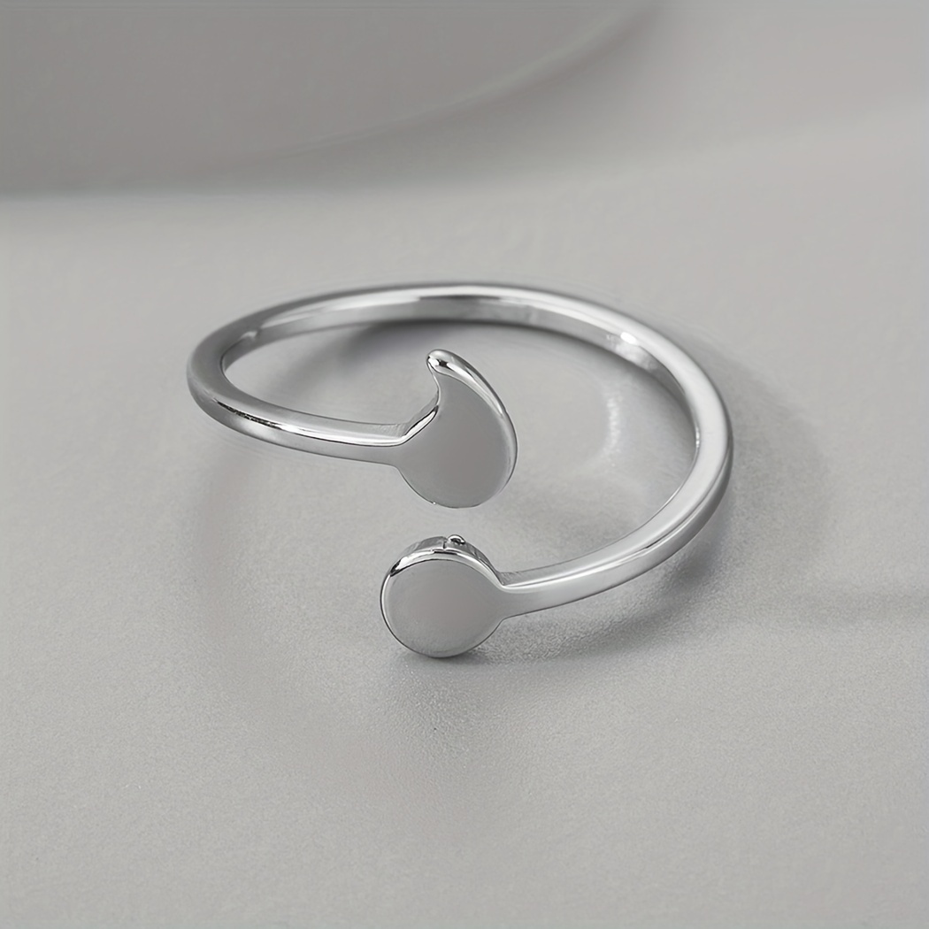 Semicolon ring clearance sterling silver