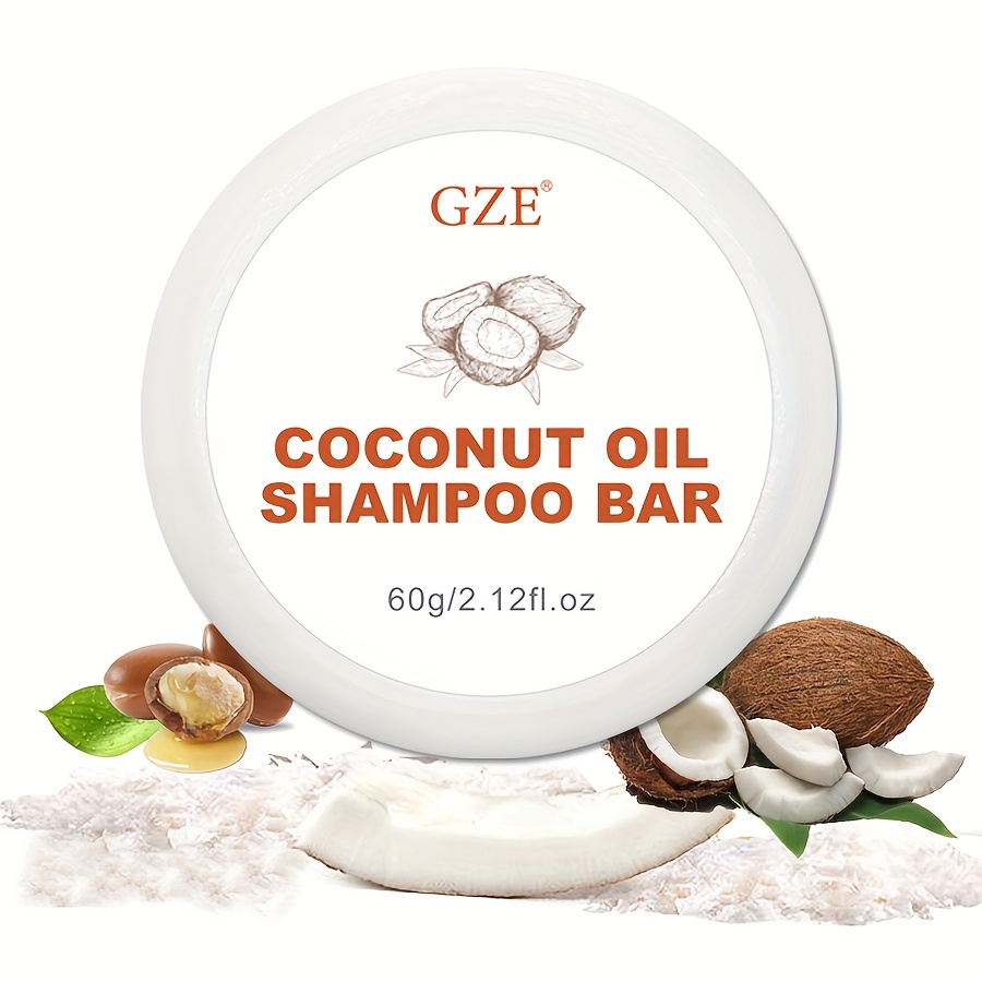 

Coconut Oil Shampoo Bar, Moisturizing And Smoothing Shampoo Soap For All Hair Types
