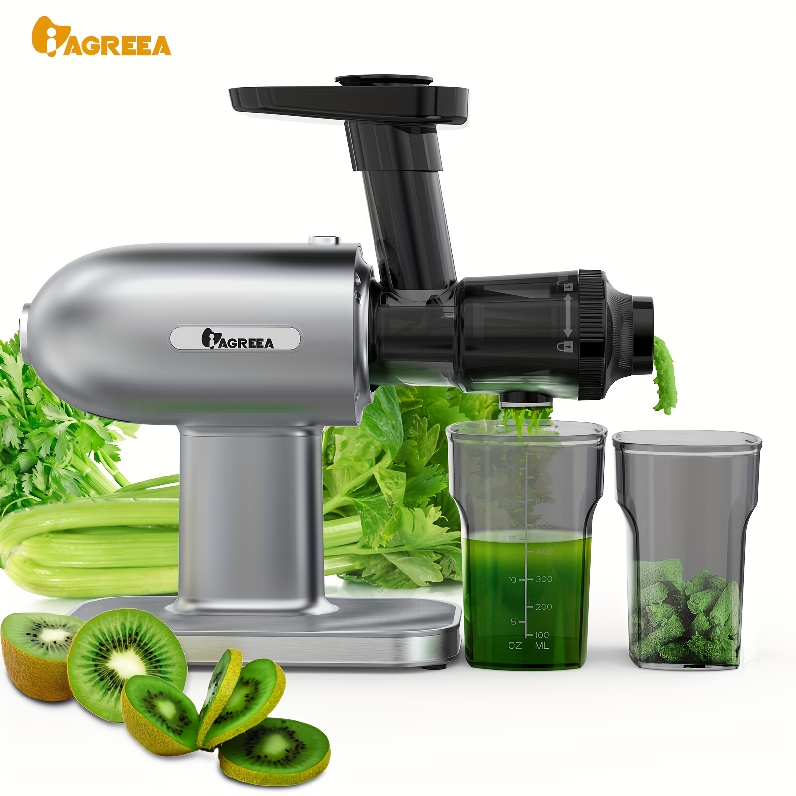 Iagreea Cold Press Juicer Slow Juicer Machines For Vegetable - Temu