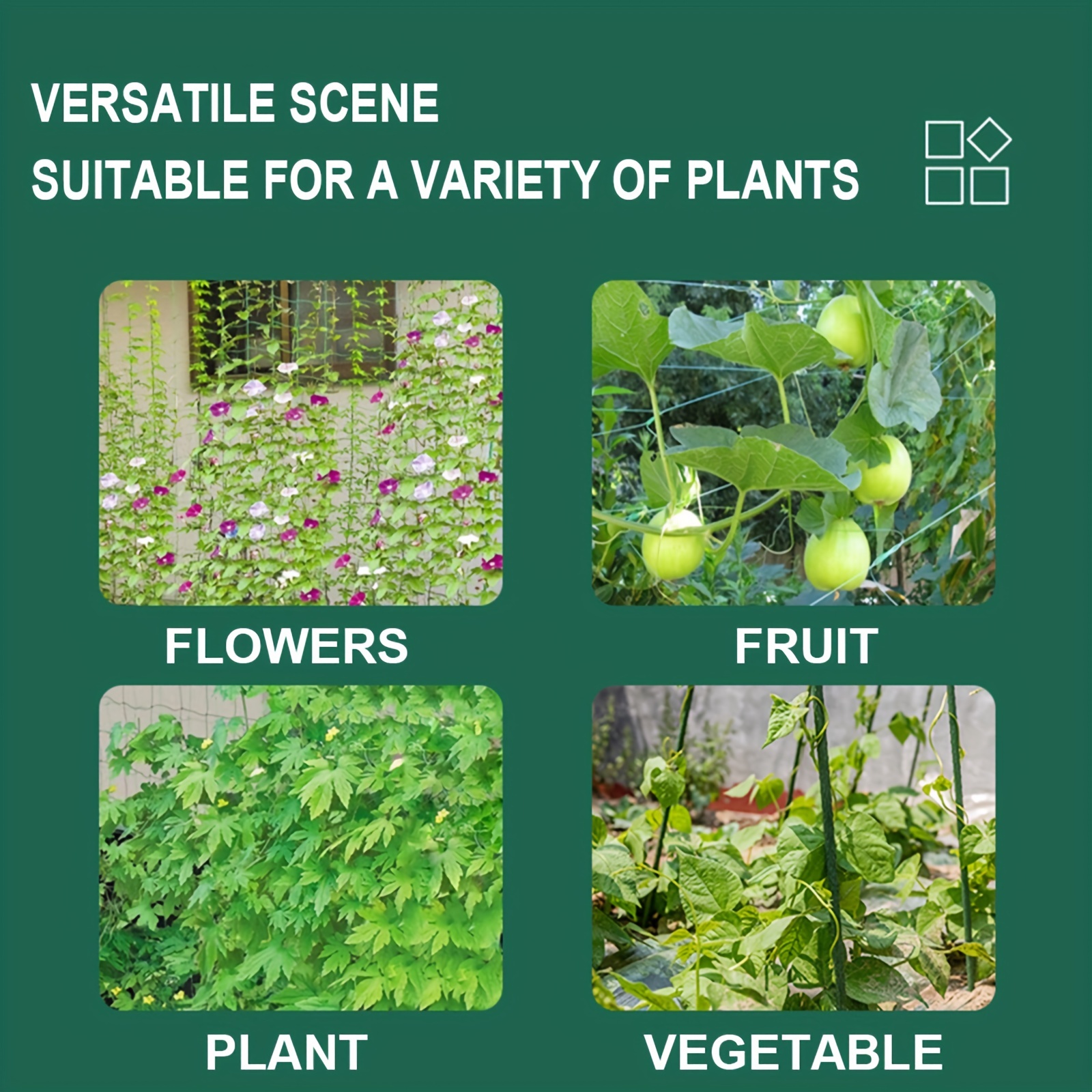 Garden Trellis Netting for Climbing Plants