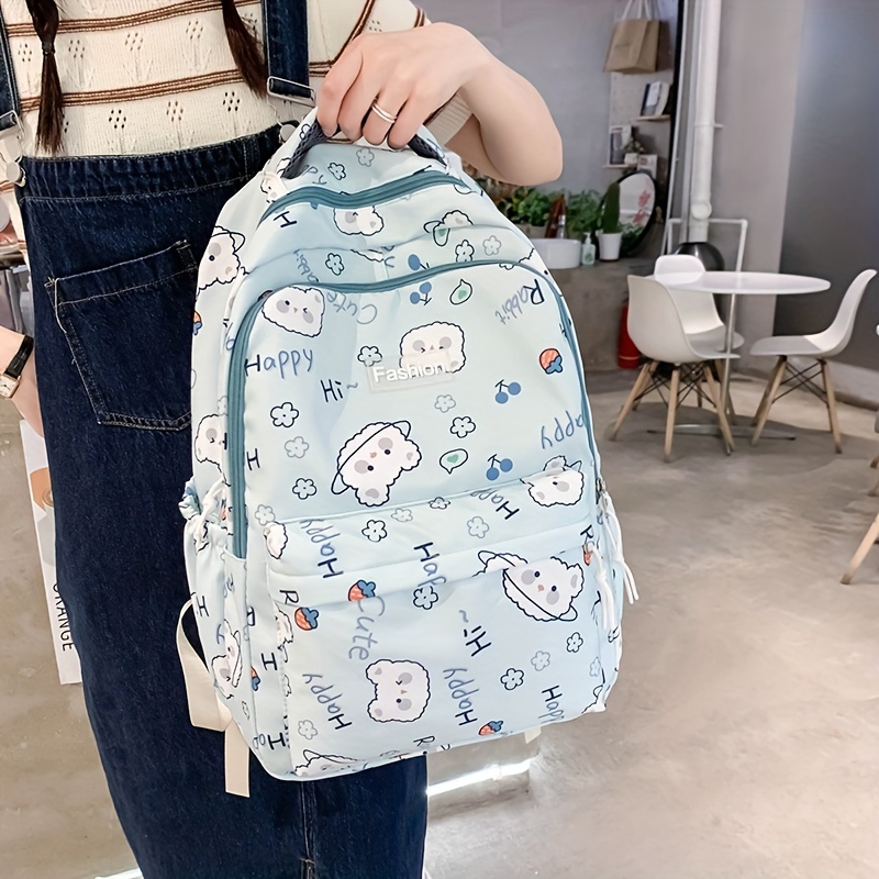 Fashion School Backpack for Teen Girls Cute Rabbit Style