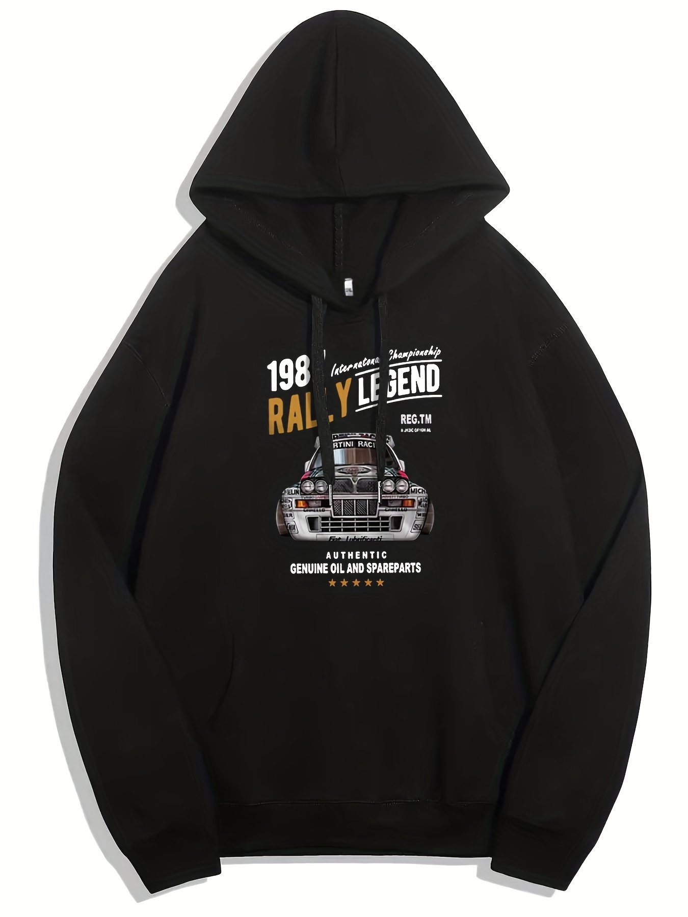 Oversized Car Graphic Hoodie