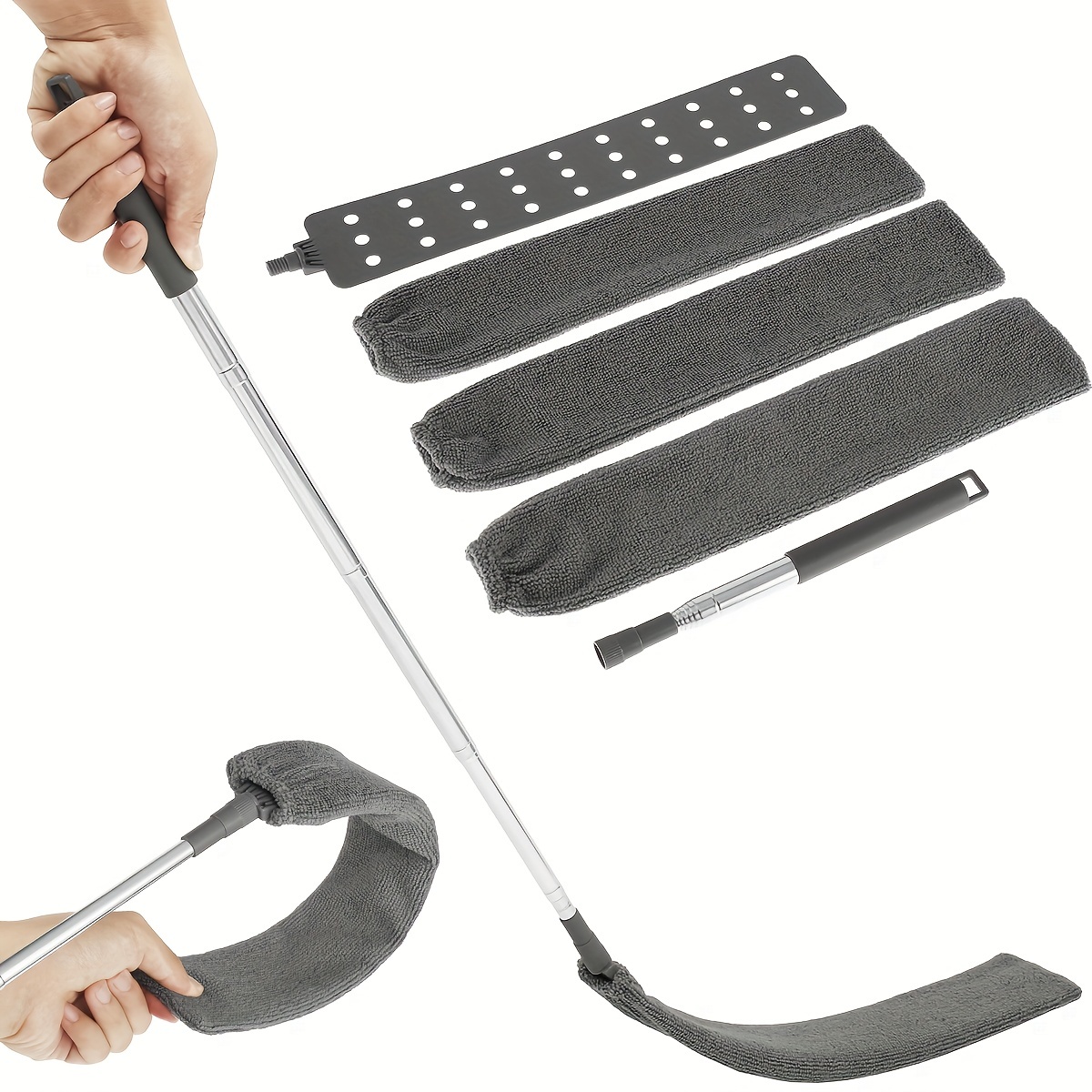 Household Extended Retractable Bed Bottom Cleaning Artifact - Temu