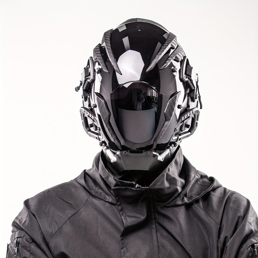 Cyberpunk Style Masque de divertissement mécanique japonais (peut être  utilisé en combinaison avec des masques médicaux)